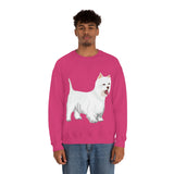 West Highland White Terrier Unisex Heavy Blend™ Crewneck Sweatshirt, S - 5XL, Cotton/Polyester, FREE Shipping, Made in USA!!