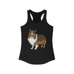 Shetland Sheepdog Women's Ideal Racerback Tank