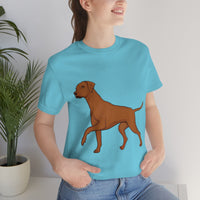 Rhodesian Ridgeback Unisex Jersey Short Sleeve Tee, S - 3XL, 16 Colors, Light Fabric Cotton, FREE Shipping, Made in USA!!