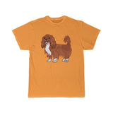 Ruby Cavalier King Charles Spaniel Men's Short Sleeve Tee, S - 5XL, 11 Colors, 100% Cotton, FREE Shipping, Made in the USA!!