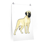 Mastiff Premium Matte vertical posters, 7 Sizes, Can Add Text, Personalization, Matte Finish, Made in the USA!!