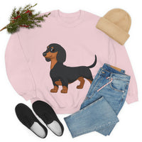 Dachshund Unisex Heavy Blend™ Crewneck Sweatshirt, S - 2XL, 14 Colors, Cotton/Polyester, Medium Fabric, FREE Shipping, Made in USA!!