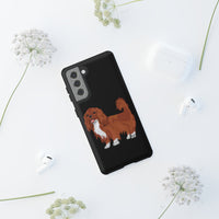 Ruby Cavalier King Charles Spaniel Tough Cases, Matte/Glossy, Outer Shell, 2 Layer Case For Protection, Over 30 Cases!!