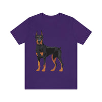 Doberman Pinscher Unisex Jersey Short Sleeve Tee