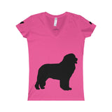 Newfoundland Women's Fine Jersey V-neck Tee