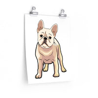 French Bulldog Premium Matte vertical posters