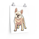 French Bulldog Premium Matte vertical posters