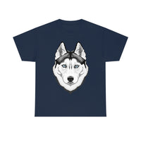 Siberian Husky Unisex Heavy Cotton Tee, S - 5XL, 12 Colors, Light Fabric, FREE Shipping, Made in USA!!