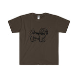Shih Tzu Men's Fitted Short Sleeve Tee