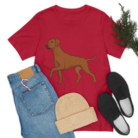 Rhodesian Ridgeback Unisex Jersey Short Sleeve Tee, S - 3XL, 16 Colors, Light Fabric Cotton, FREE Shipping, Made in USA!!