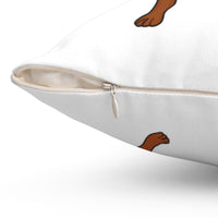 Rhodesian Ridgeback Spun Polyester Square Pillow, Double Sided Print, Polyester Cover and Pillow, FREE Shipping, Made in USA!!