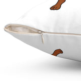 Rhodesian Ridgeback Spun Polyester Square Pillow, Double Sided Print, Polyester Cover and Pillow, FREE Shipping, Made in USA!!