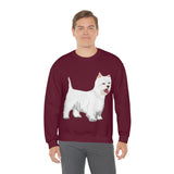 West Highland White Terrier Unisex Heavy Blend™ Crewneck Sweatshirt, S - 5XL, Cotton/Polyester, FREE Shipping, Made in USA!!