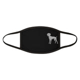 Weimaraner Mixed-Fabric Face Mask