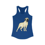 Mastiff Women's Ideal Racerback Tank, Cotton & Polyester, 8 Colors, S-2XL, Made in the USA!!