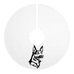 German Shepherd Personalized Christmas Tree Skirts