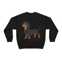 Dachshund Unisex Heavy Blend™ Crewneck Sweatshirt, S - 2XL, 14 Colors, Cotton/Polyester, Medium Fabric, FREE Shipping, Made in USA!!