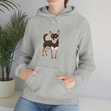 Chihuahua Unisex Heavy Blend Hooded Sweatshirt, Cotton/Polyester, S- 5XL, 13 Colors, Free Shipping, Made In Usa!!