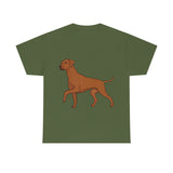 Rhodesian Ridgeback Unisex Heavy Cotton Tee, S - 5XL, 12 Colors, Cotton, Medium Fabric, FREE Shipping, Made in USA!!