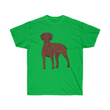 Vizsla Unisex Ultra Cotton Tee, 12 Colors, S - 5XL, FREE Shipping, Made in the USA!!