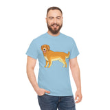 Golden Retriever Unisex Heavy Cotton Tee