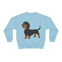 Dachshund Unisex Heavy Blend™ Crewneck Sweatshirt, S - 2XL, 14 Colors, Cotton/Polyester, Medium Fabric, FREE Shipping, Made in USA!!