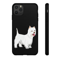 West Highland White Terrier Tough Cell Phone Cases, Impact Resistant, Matte or Glossy, FREE Shipping, Made in USA!!