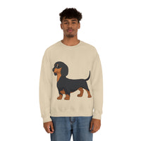 Dachshund Unisex Heavy Blend™ Crewneck Sweatshirt, S - 2XL, 14 Colors, Cotton/Polyester, Medium Fabric, FREE Shipping, Made in USA!!
