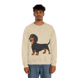 Dachshund Unisex Heavy Blend™ Crewneck Sweatshirt, S - 2XL, 14 Colors, Cotton/Polyester, Medium Fabric, FREE Shipping, Made in USA!!
