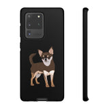 Chihuahua Cell Phone Tough Cases, iPhone, Samsung, 2 Layer Case, Impact Resistant, Made in the USA!!