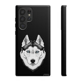 Siberian Husky Tough Cell Phone Cases, 33 Types of Cases, 2 Layer Case, Impact Resistant, FREE Shipping, Made in USA!!