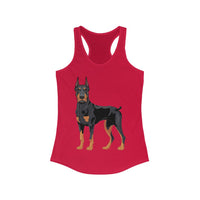 Doberman Pinscher Women's Ideal Racerback Tank