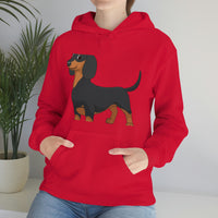 Dachshund Unisex Heavy Blend™ Hooded Sweatshirt, S - 5XL, 13 Colors, Cotton/Polyester, FREE Shipping, Made in USA!!