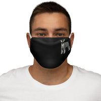 Miniature Schnauzer Snug-Fit Polyester Face Mask