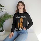 Airedale Terrier Unisex Heavy Blend Crewneck Sweatshirt, S - 3XL, 6 Colors, Loose Fit, FREE Shipping, Made in USA!!