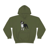 Boston Terrier Unisex Heavy Blend™ Hooded Sweatshirt, S - 5XL, 12 Colors, Cotton/Polyester, FREE Shipping, Made in USA!!