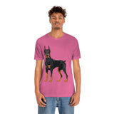 Doberman Pinscher Unisex Jersey Short Sleeve Tee