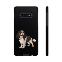 Tricolor Cavalier King Charles Spaniel Tough Cell Phone Cases, Glossy/Matte, Google, Samsung, iPhone, FREE Shipping, Made in USA!!