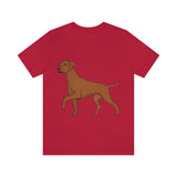 Rhodesian Ridgeback Unisex Jersey Short Sleeve Tee, S - 3XL, 16 Colors, Light Fabric Cotton, FREE Shipping, Made in USA!!