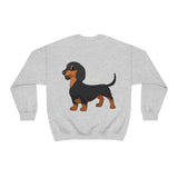 Dachshund Unisex Heavy Blend™ Crewneck Sweatshirt, S - 2XL, 14 Colors, Cotton/Polyester, Medium Fabric, FREE Shipping, Made in USA!!
