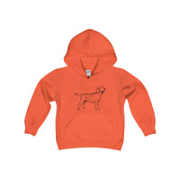 Labrador Retriever Boys Hoodies, Kids Heavy Blend Hooded Sweatshirt