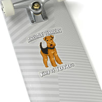Airedale Terrier Kiss-Cut Stickers, 4 Sizes, FREE Shipping, Made in USA!!