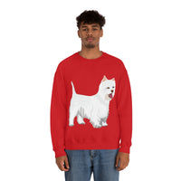 West Highland White Terrier Unisex Heavy Blend™ Crewneck Sweatshirt, S - 5XL, Cotton/Polyester, FREE Shipping, Made in USA!!