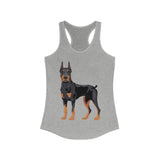 Doberman Pinscher Women's Ideal Racerback Tank