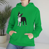 Boston Terrier Unisex Heavy Blend™ Hooded Sweatshirt, S - 5XL, 12 Colors, Cotton/Polyester, FREE Shipping, Made in USA!!