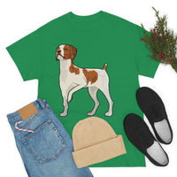 Brittany Unisex Heavy Cotton Tee, Men's, Women's, 17 Colors, S-2XL, Made in the USA!!  FREE Shipping!!