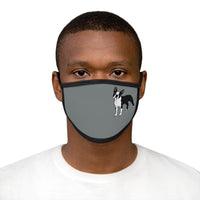 Boston Terrier Mixed-Fabric Face Mask
