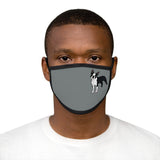 Boston Terrier Mixed-Fabric Face Mask