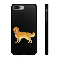 Golden Retriever Cell Phone Cases, Samsung, iPhone, Google, Impact Resistant, Dual Layer for Protection, FREE Shipping, Made in USA!!