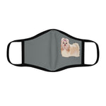 Havanese Fitted Polyester Face Mask, Made in the USA!!